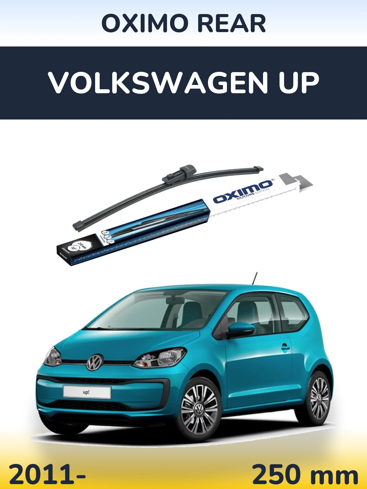 Задня щітка Oximo Rear 250 мм для Volkswagen Up 2011-2026