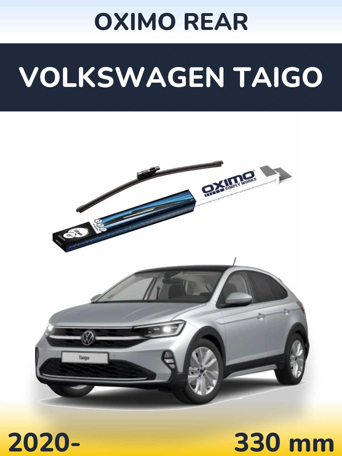 Задня щітка Oximo Rear 330 мм для Volkswagen Taigo 2020-2026