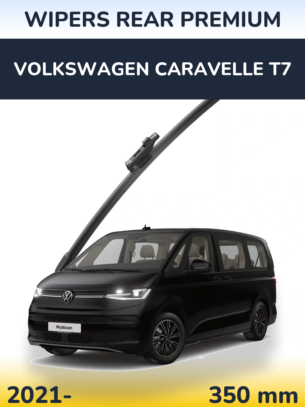 Rear wiper blade WIPERS REAR PREMIUM 350 mm for Volkswagen Caravelle T7 2021-2026