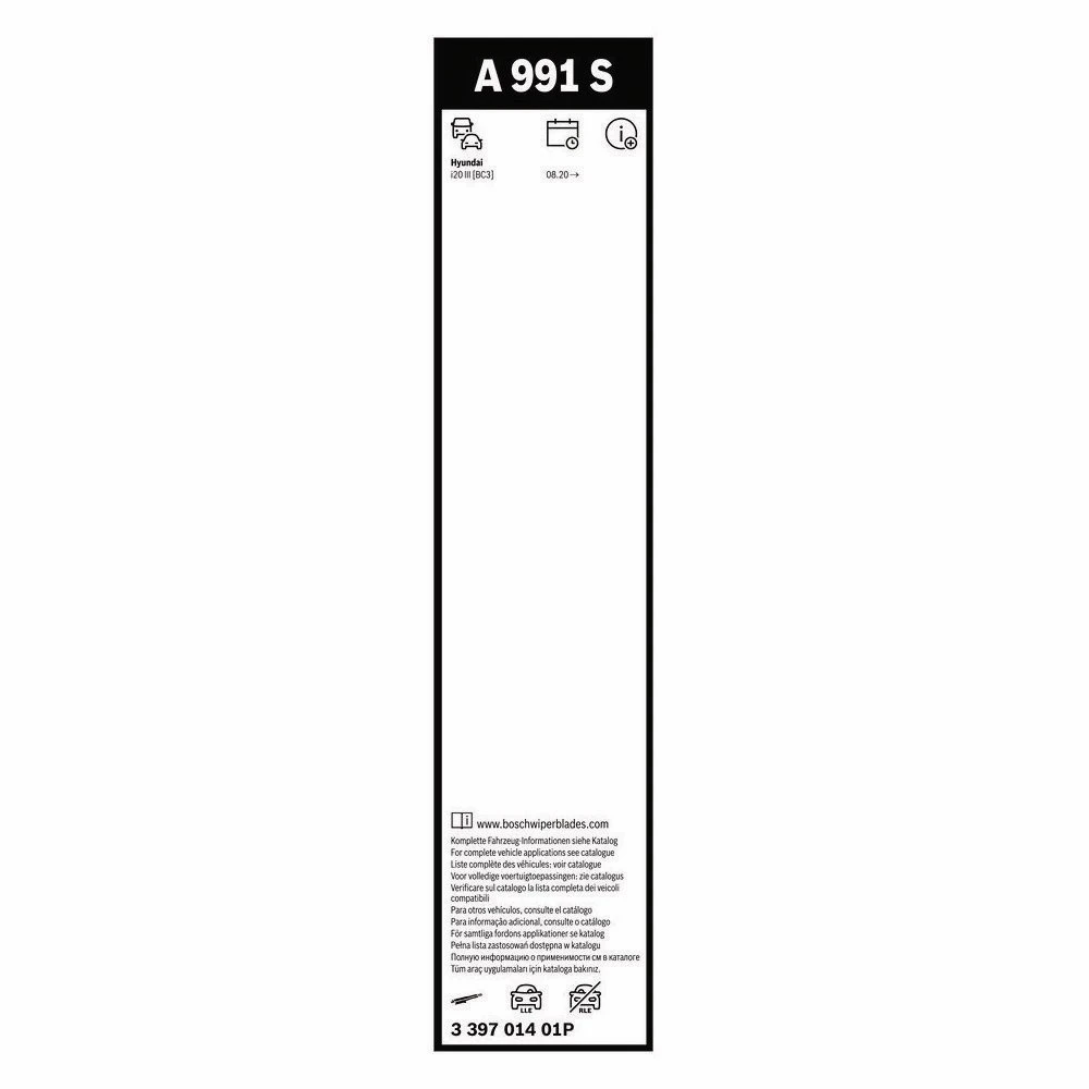 Front wiper blade set BOSCH AeroTwin 600 & 400 mm for Haval H6 1 2011-2017