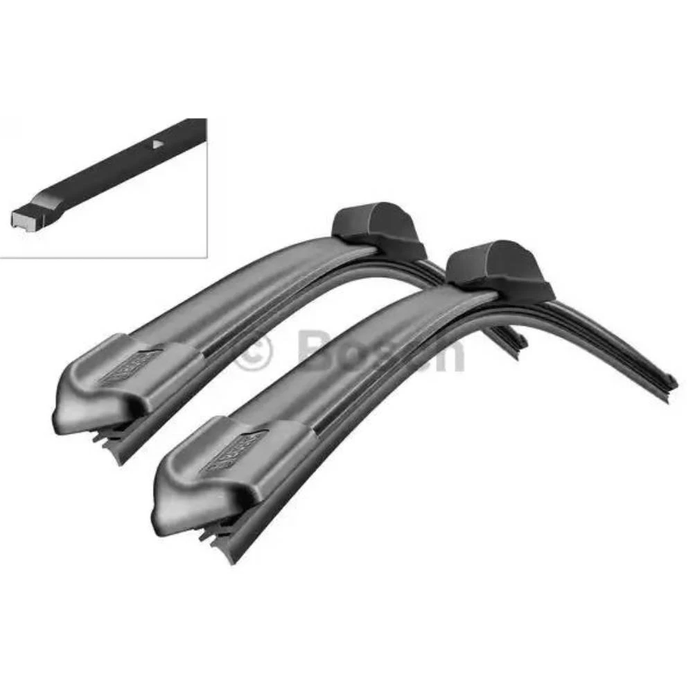 Front wiper blade set BOSCH AeroTwin 650 & 430 mm for Citroen C4 Cactus 2014-2018