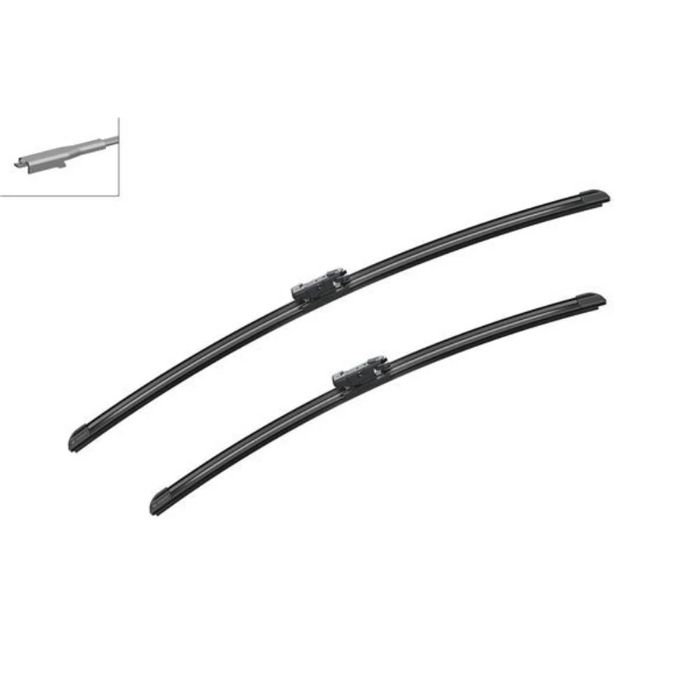 Front wiper blade set BOSCH AeroTwin 650 & 550 mm for Toyota Tundra 2 2007-2021