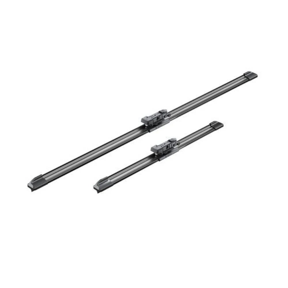 Front wiper blade set BOSCH AeroTwin 600 & 340 mm for Nissan Juke 1 2017-2019