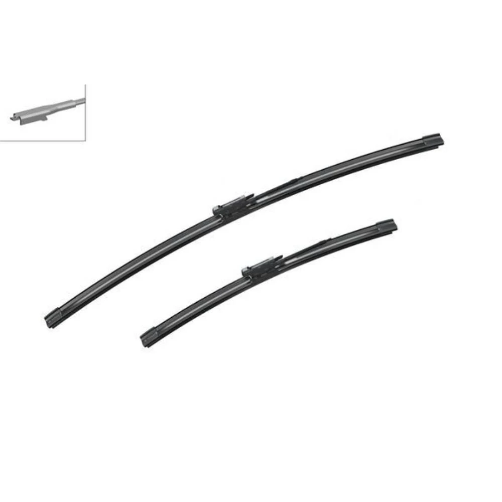 Front wiper blade set BOSCH AeroTwin 700 & 450 mm for Tesla Model X 2014-2020