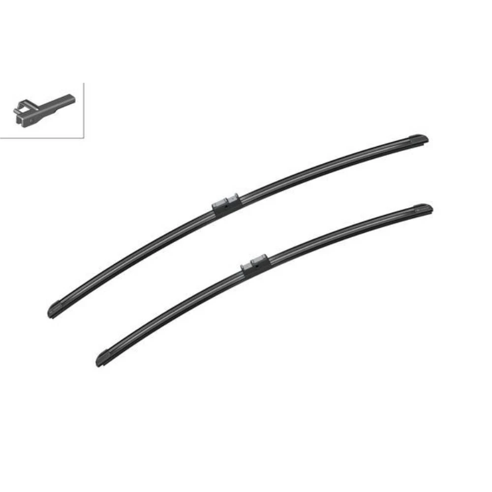Front wiper blade set BOSCH AeroTwin 700 & 625 mm for Renault Modus 2005-2015