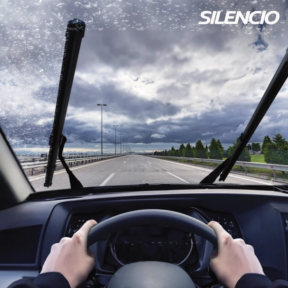 Front wiper blade set Valeo Silencio Flat 650 & 475 mm for Ford Focus C-MAX 2003-2010