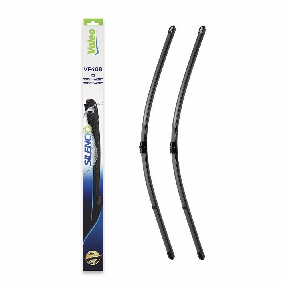 Front wiper blade set Valeo Silencio Flat 700 & 700 mm for Volkswagen Touran 1 2006-2010