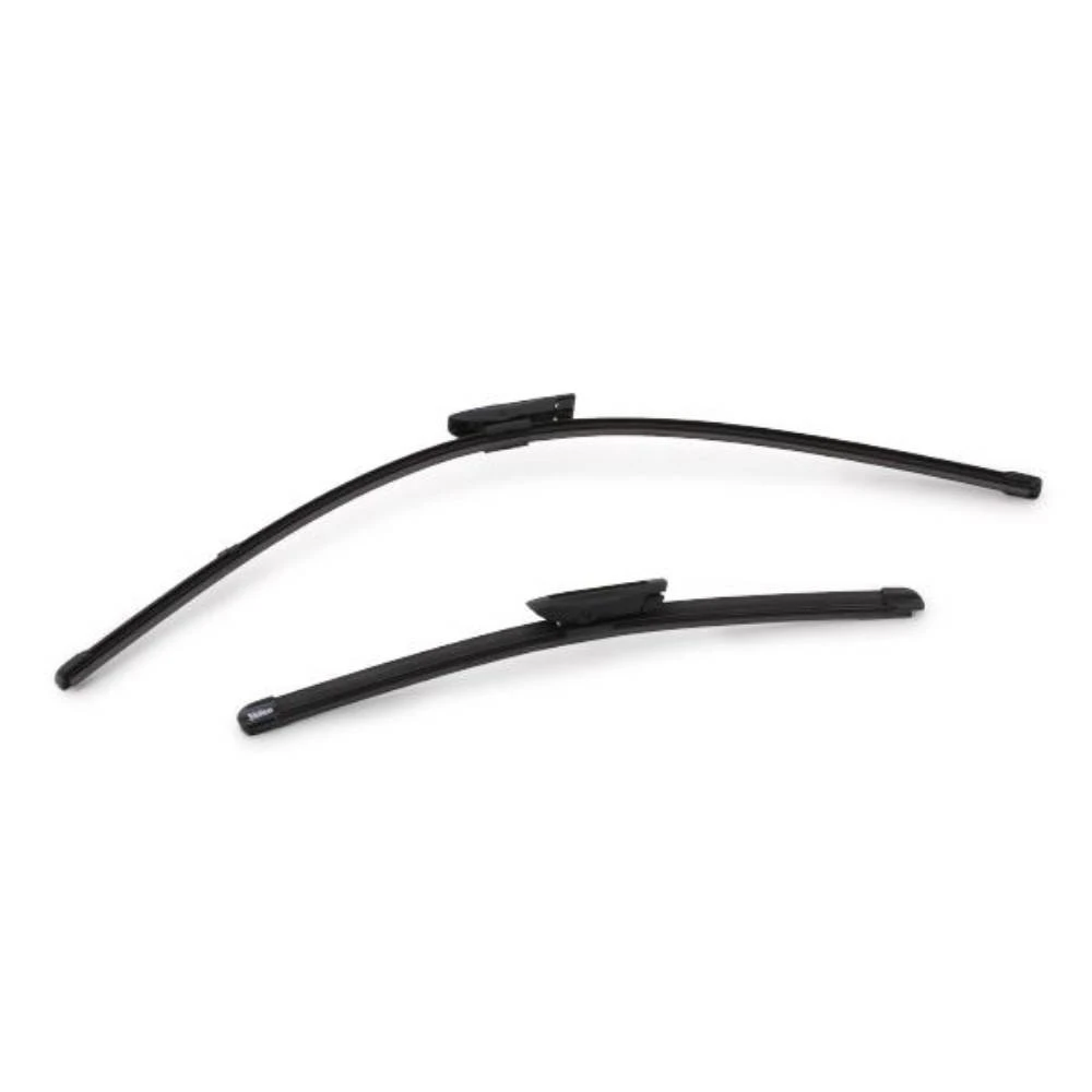 Front wiper blade set Valeo Silencio Flat 650 & 400 mm for Renault Laguna Coupe 2008-2016