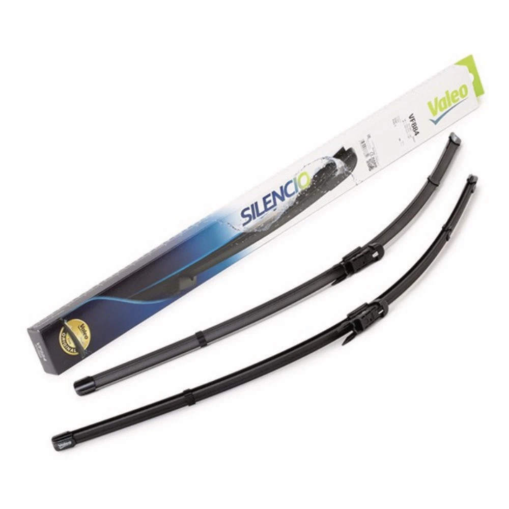 Front wiper blade set Valeo Silencio Flat 700 & 700 mm for Ford Edge 2 2016-2024