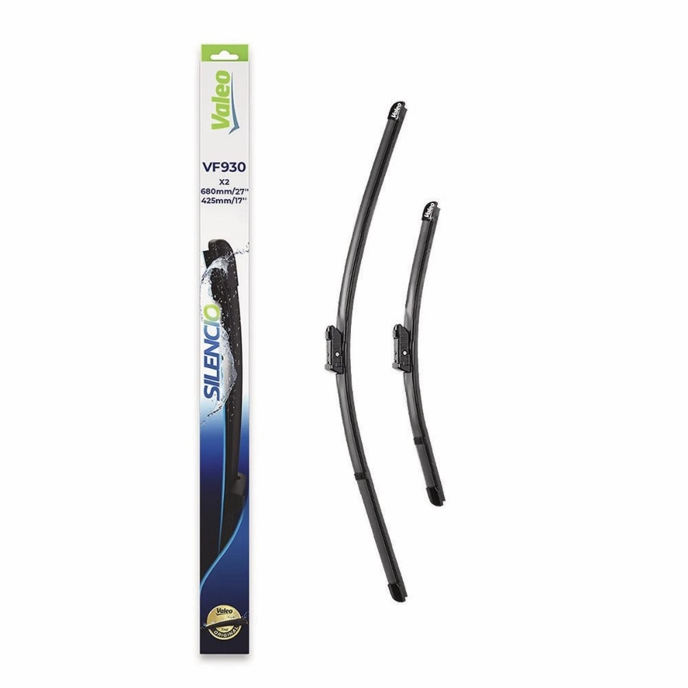 Front wiper blade set Valeo Silencio Flat 680 & 400 mm for Volkswagen Caddy 4 2020-2026