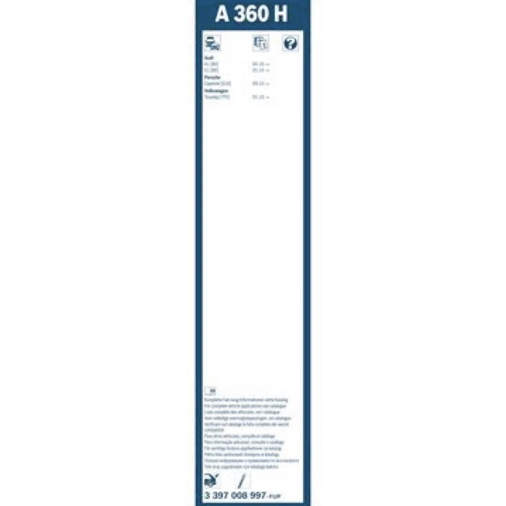 Rear wiper blade BOSCH Rear 380 mm for Audi Q5 Sportback 2020-2024