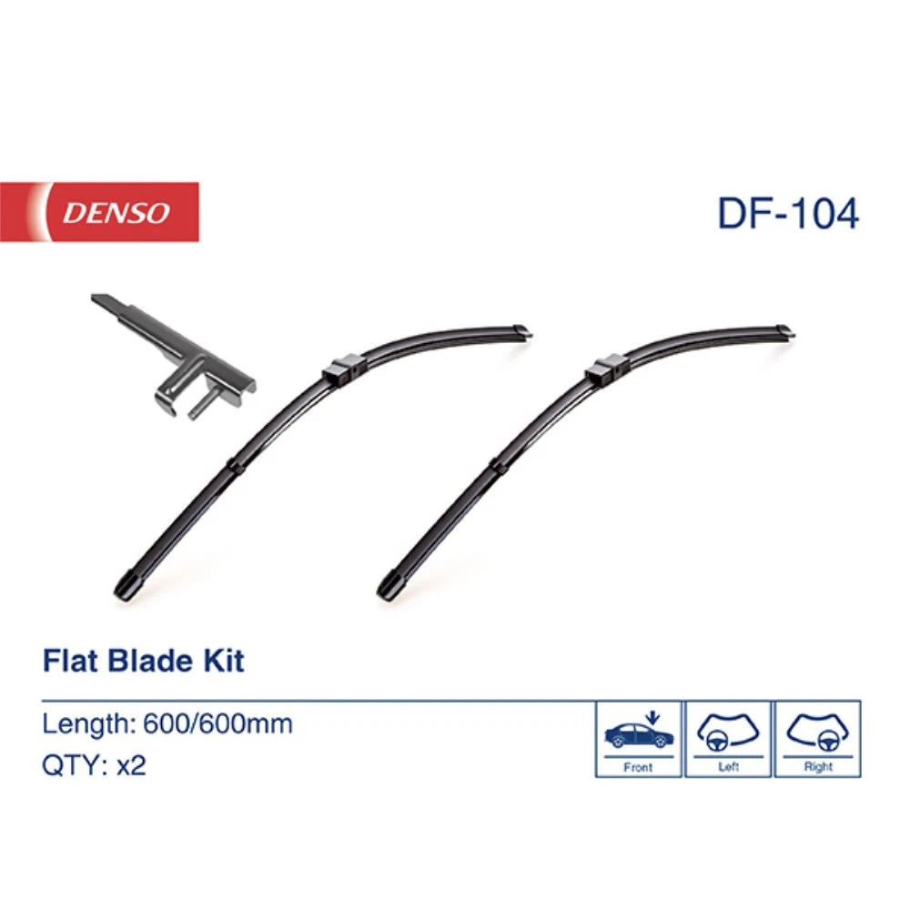 Wiper blades Denso Flat for Mercedes E Class