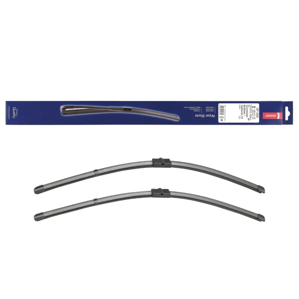 Front wiper blade set Denso Flat 600 & 600 mm for Mercedes C Class 2011-2013