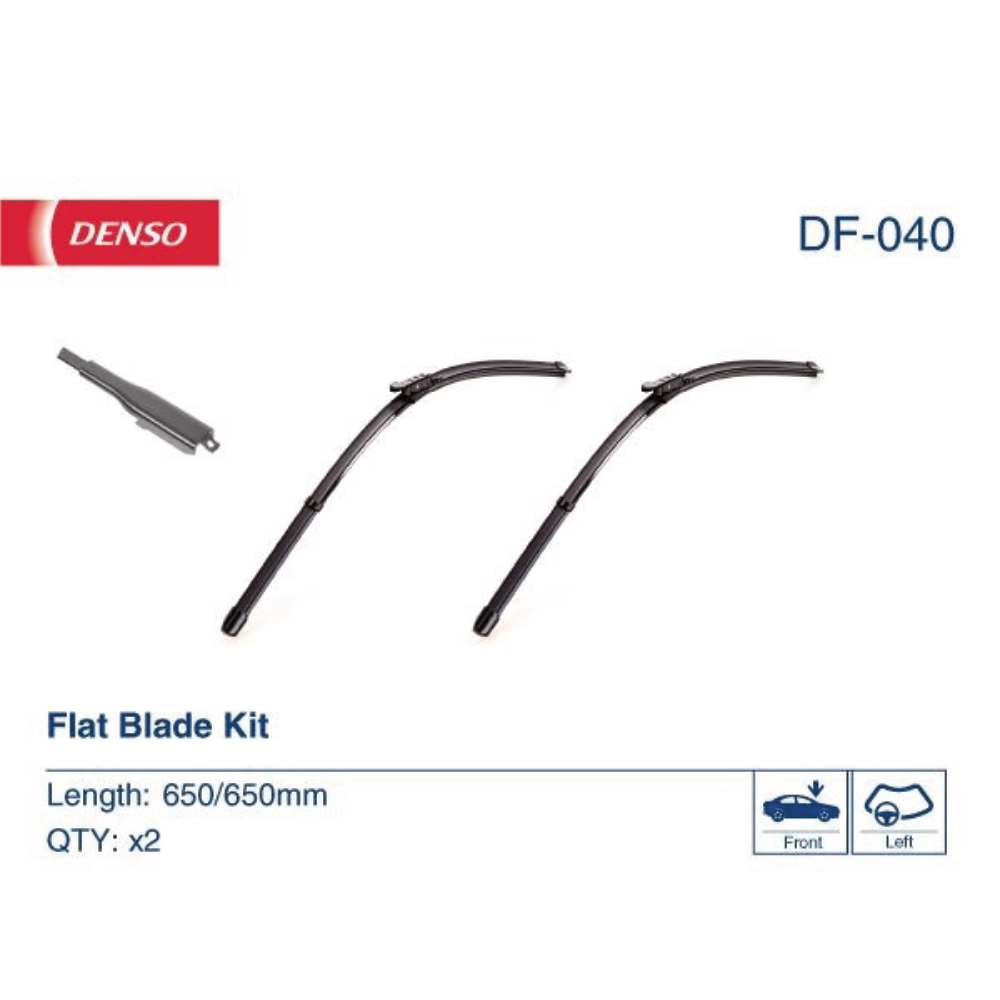 Wiper blades Denso Flat for SEAT Leon