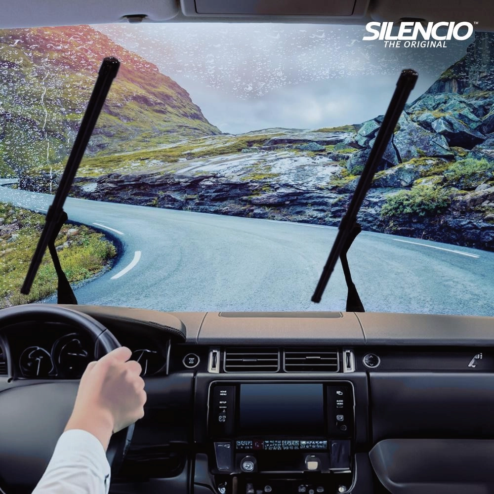 Front wiper blade set Valeo Silencio Hybrid 530 & 530 mm for Audi 80 B3 B4 Avant 1986-1996
