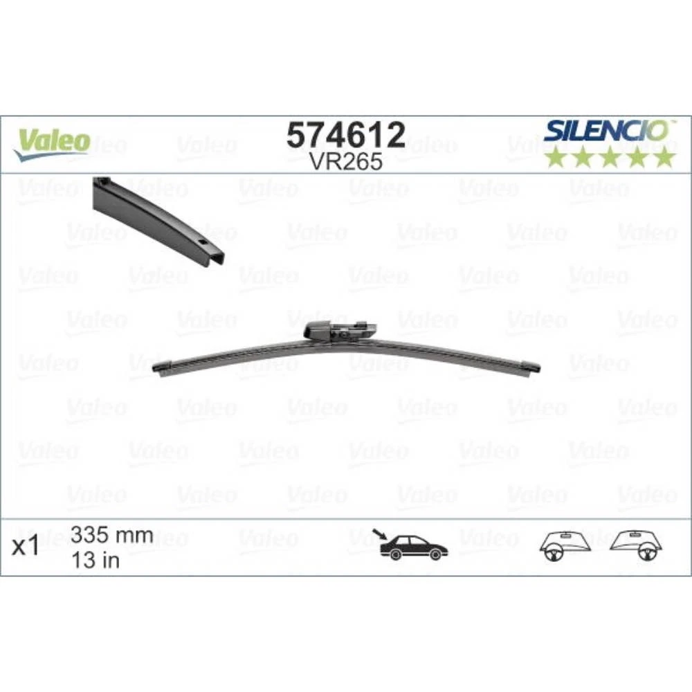 Задний дворник Valeo Silencio Rear 335 мм для Li Xiang L6 2021-2026