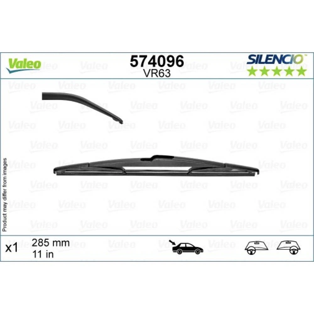 Wiper blades Valeo Silencio Rear for KIA Picanto