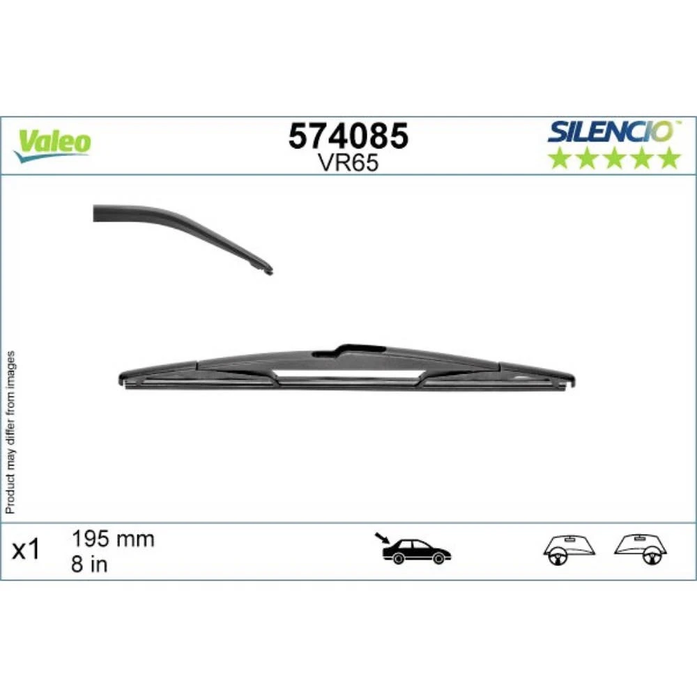 Wiper blades Valeo Silencio Rear for Lexus CT