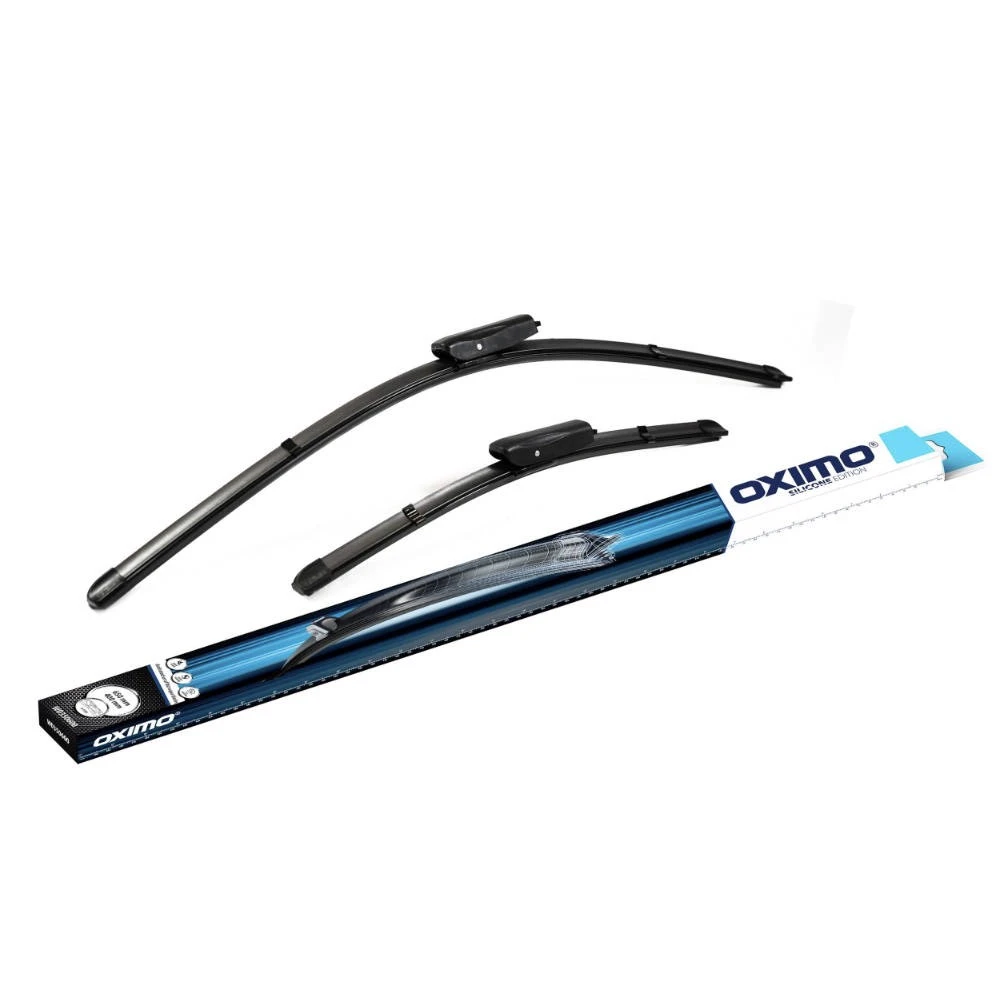 Front wiper blade set Oximo Flat Original 650 & 400 mm for Renault Laguna Coupe 2008-2016