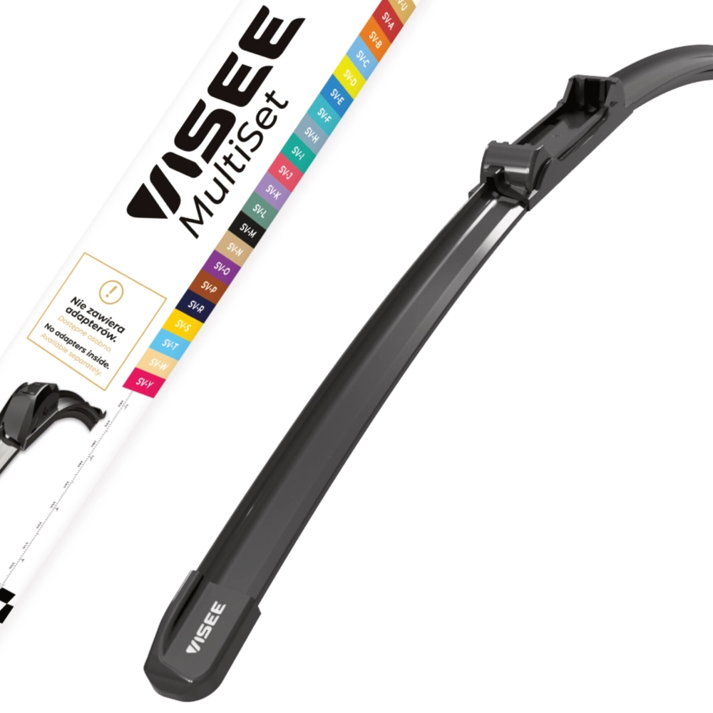 Front wiper blade set VISEE FLAT PREMIUM MultiSet 500 & 500 mm for Ford Excursion 1999-2006